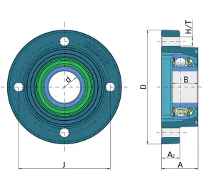 Pillow block bearing LSGR-207